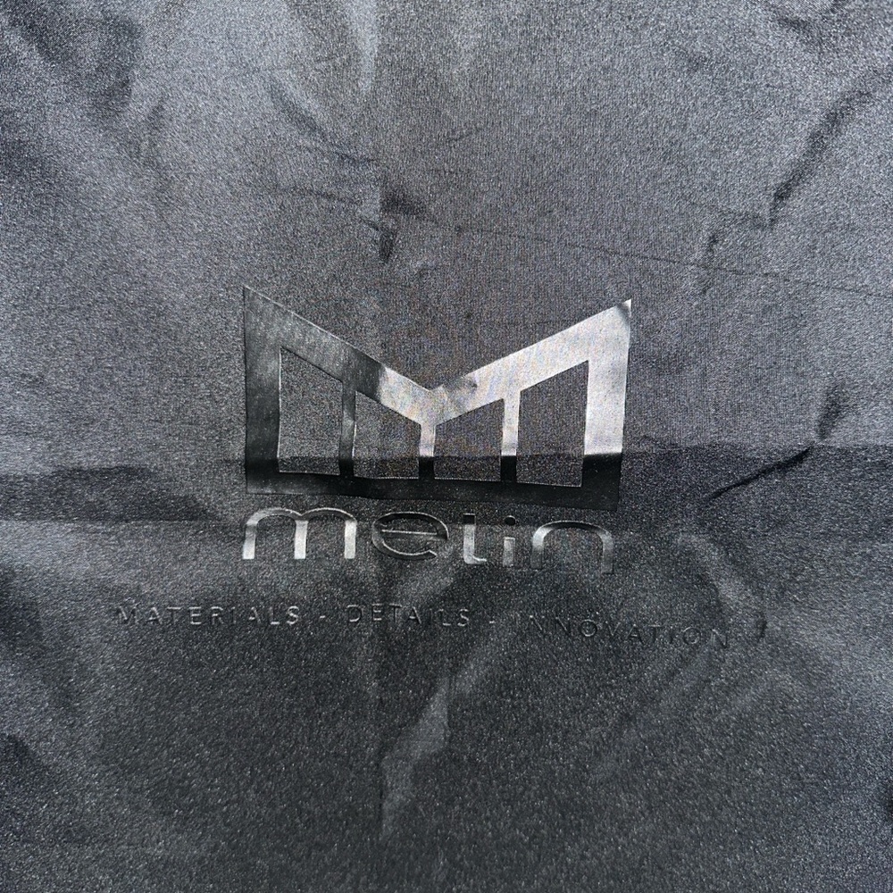Melin Black Drawstring Bags - Picture 2 of 3
